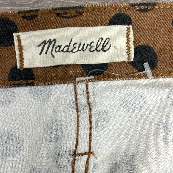 Madewell 10” High Rise Skinny Denim Jeans Dot Print 32 - Picture 11 of 15